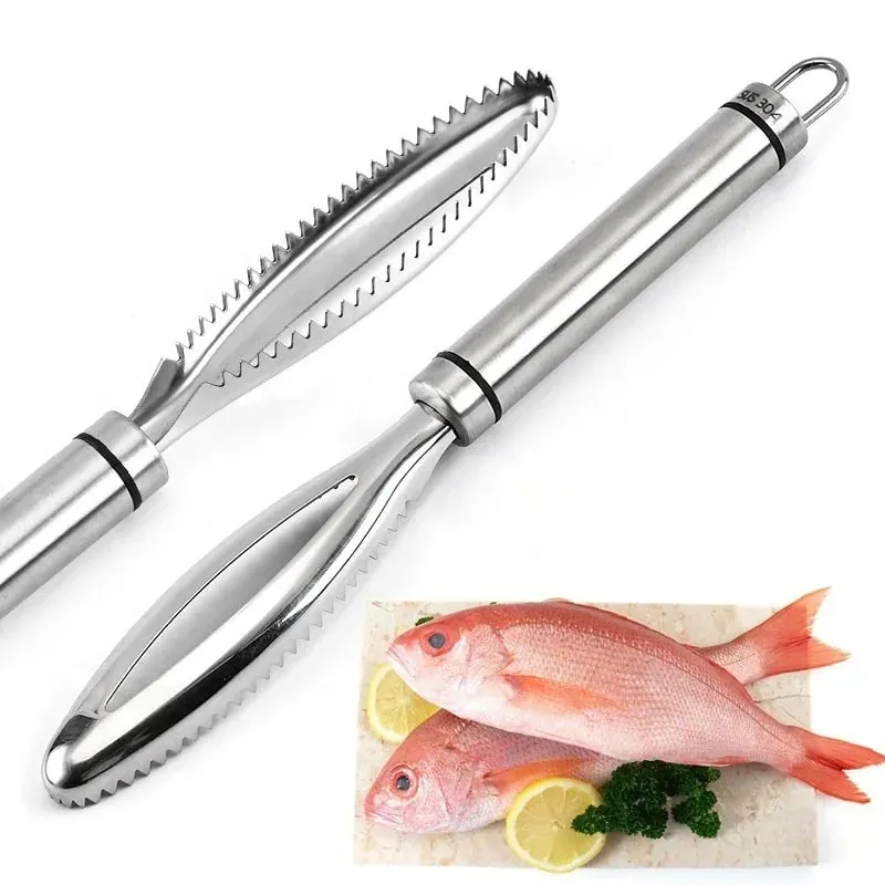 Fish Scales Scraping Graters Fast Remove Fish Cleaning Peeler Scraper Fish Bone Tweezers Stonego Kitchen Accessorie To — image 5