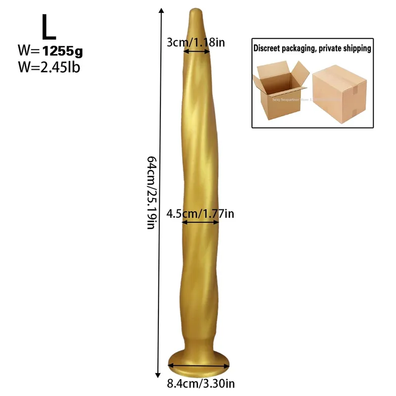 NEW Super Long Anal Plug Big Anal Dialator Expander Training Fantasy Large Long Silicone Soft ButtPlug Sex Toy for Women Men Gay — image 8
