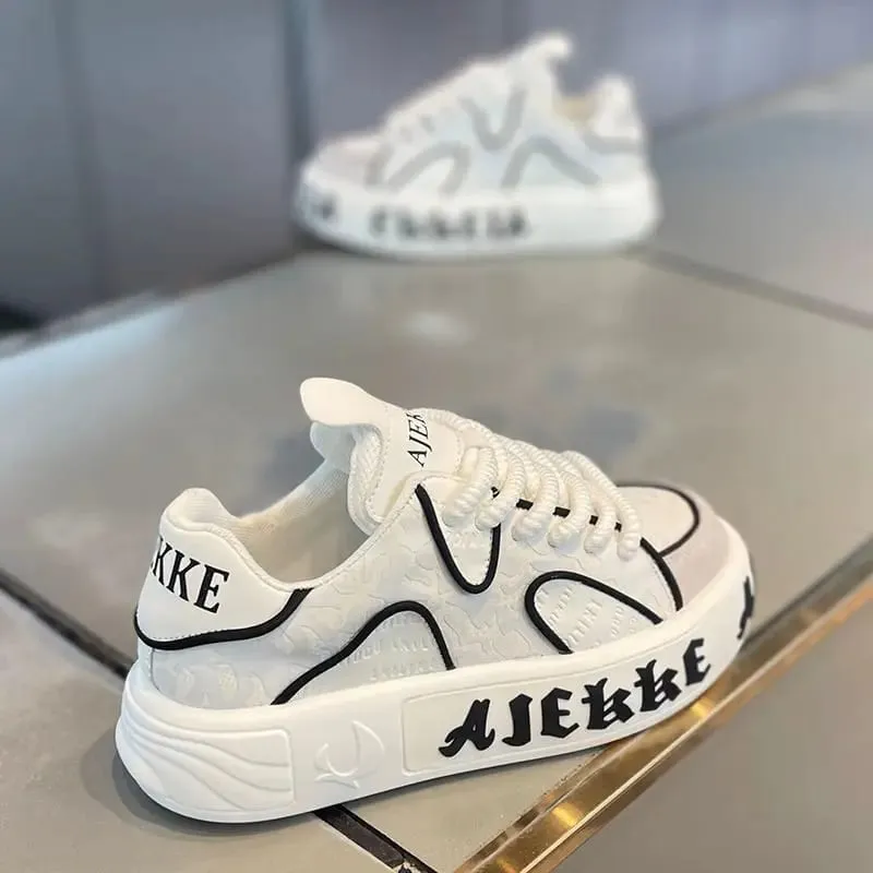 New Classic Men's Sneakers Tall Thick Soled Fashionable Casual Shoes with Breathable Mesh and Lightweight Sports Running Shoes