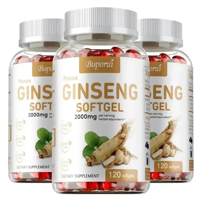 Panax Ginseng Capsules Ginseng Root Extract Supports Energy Strength Vigor Performance in Women and Men — image 9