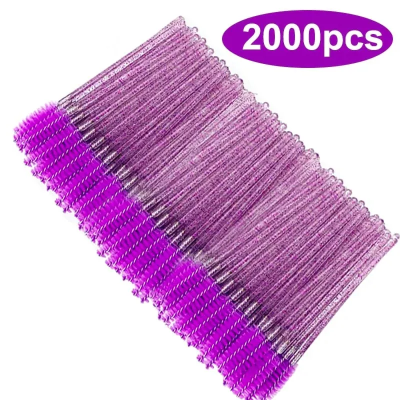 Wholesale Eyelash Brush Mascara Wands Wholesale Spoolies Eyebrow Lash Cleaning Brushes Applicator Makeup Tools 50/1000/2000pcs — image 19