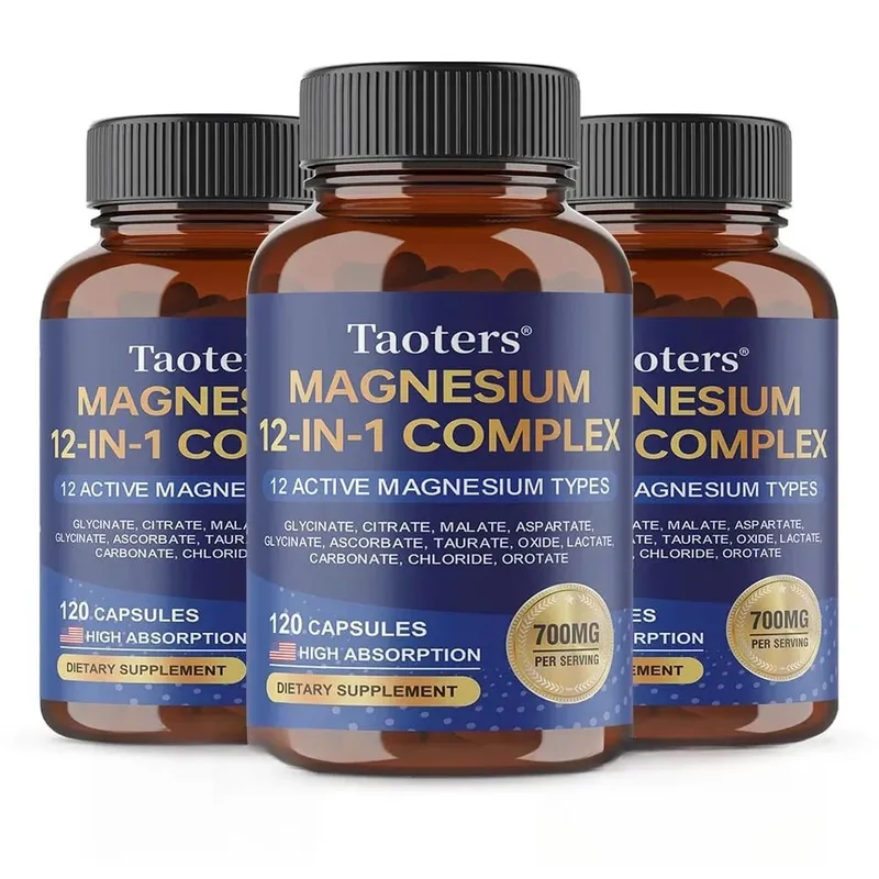 12-in-1 Magnesium Complex Supplement – High Absorption Rate Supports Muscles Nerves and Sleep Suitable for Men and Women — image 8