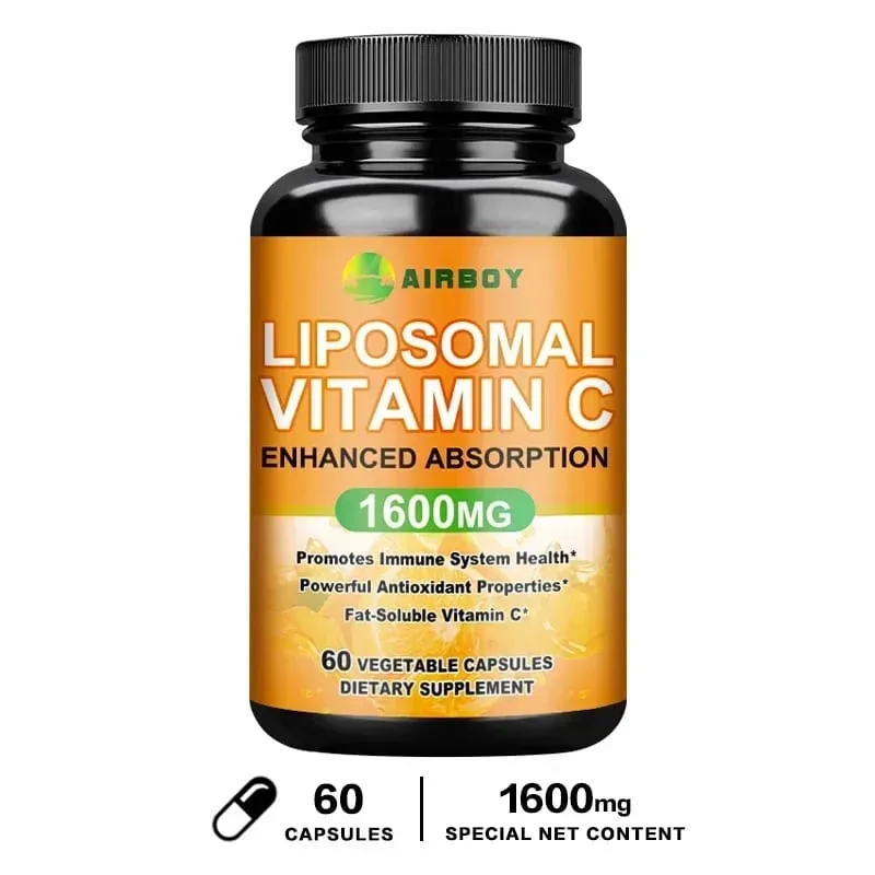 Vitamina C liposomiale - Il supporto immunitario promuove la produzione di collagene e promuove la dissoluzione dei grassi antiossidante — image 9
