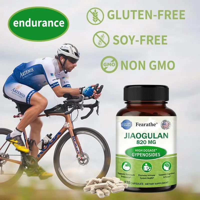 Jiaogulan Extract Supplement High Concentration Relieves Stress Regulates Metabolism Non-GMO Gluten-free 120 Capsules — image 6
