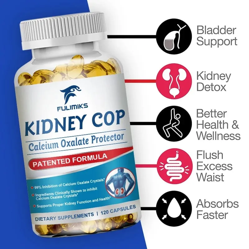 Advanced Kidney Care Capsules with Citric Acid & Vitamin B6 Supports Crystal Reduction Kidney & Urinary Health — image 4