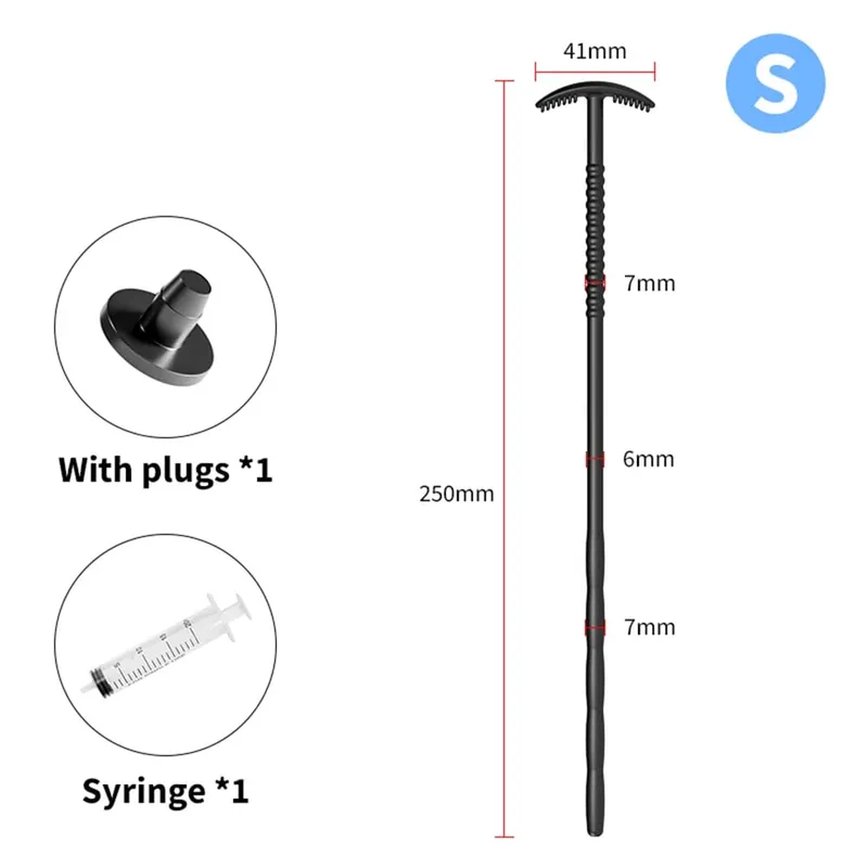 Tapón de pene hueco, Enema de descarga, palo de silicona, catéter, dilatación de sonido uretral, masturbador masculino, juguete sexual para hombre adulto, expansor