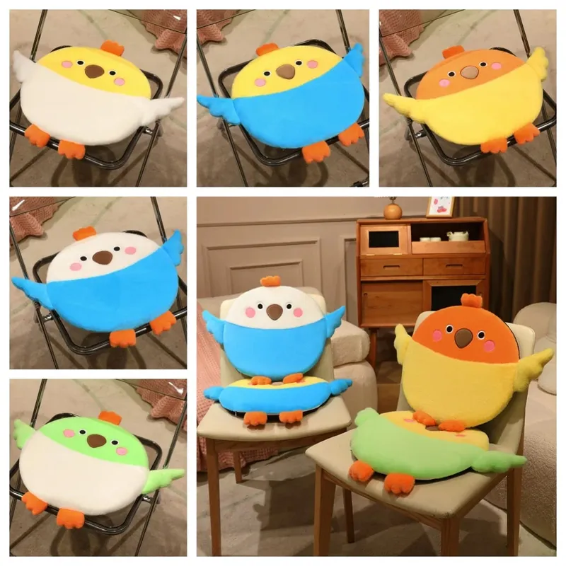 Bird Series Plush Cushion Squishy Stuffed Cushion Soft Floor Sofa Seat Cushion Home Decor Toys Creative Birthday Surprise Gifts — image 7