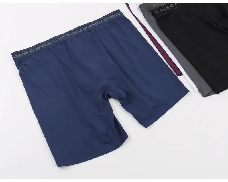 David Archy 3 Pak Celana Dalam Pria Celana Boxer Dasar MicroModal Lembut Bersirkulasi Pria Boxer Kantong Ganda Cepat Kering Olahraga Kebugaran