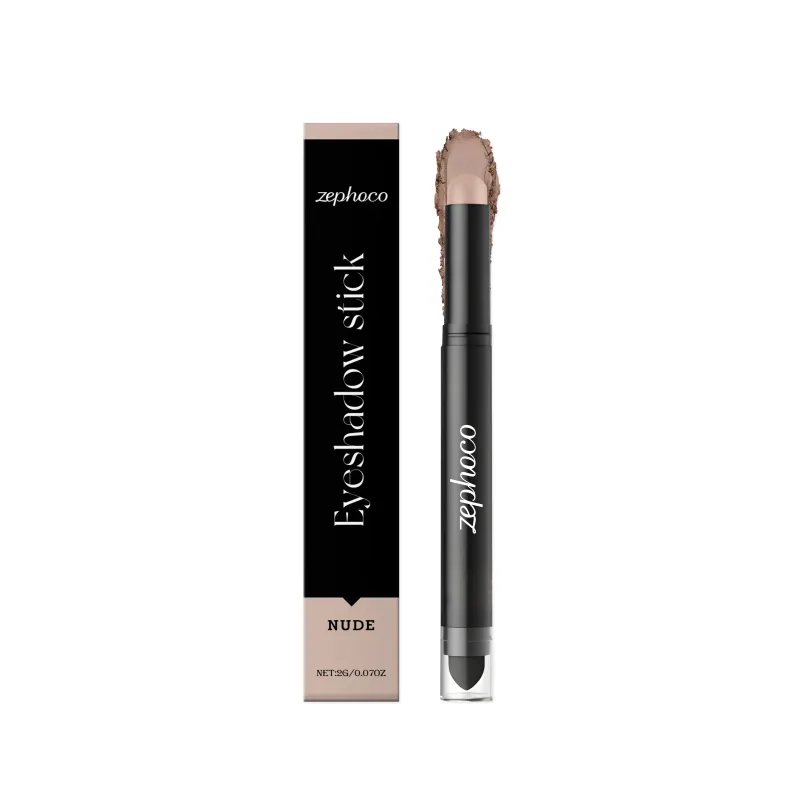 Waterproof Eye Shadow Stick with Brushes Long Lasting High Pigmented Double Head Eye Shadow Stick 8 Colors Maekup — image 9
