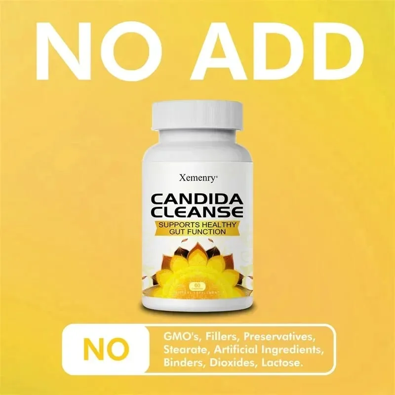 Candida Cleanse - Promuove la pulizia e la disintossicazione intestinale, migliora la digestione e allevia la stitichezza e il gonfiore