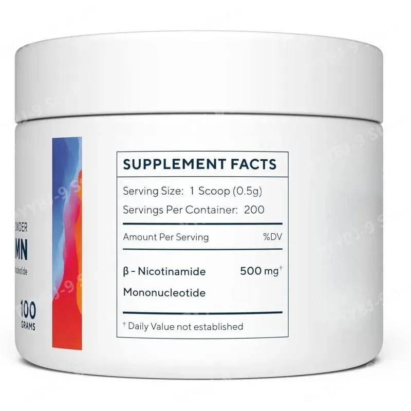NMN (Nicotinamide Mononucleotide) Powder 100g 500mg Per High Purity Serving Fast Dissolve Vegan Daily Energy & Wellness — image 2
