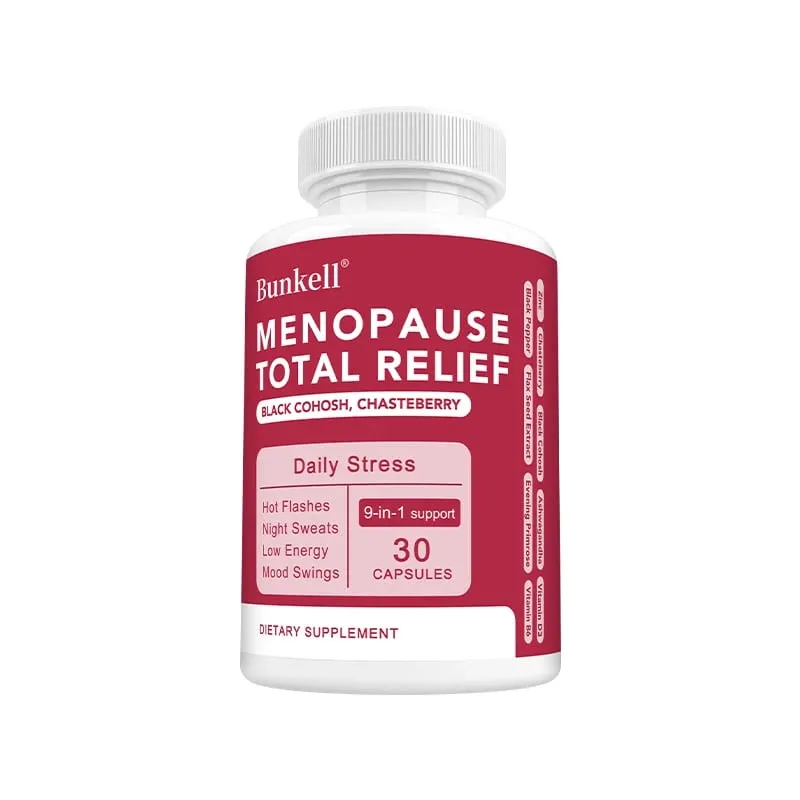 9-in-1 Herbal Menopause Supplement for Women - Hormone Balance Capsules for Night Sweats Hot Flashes & Mood Swings Vegan