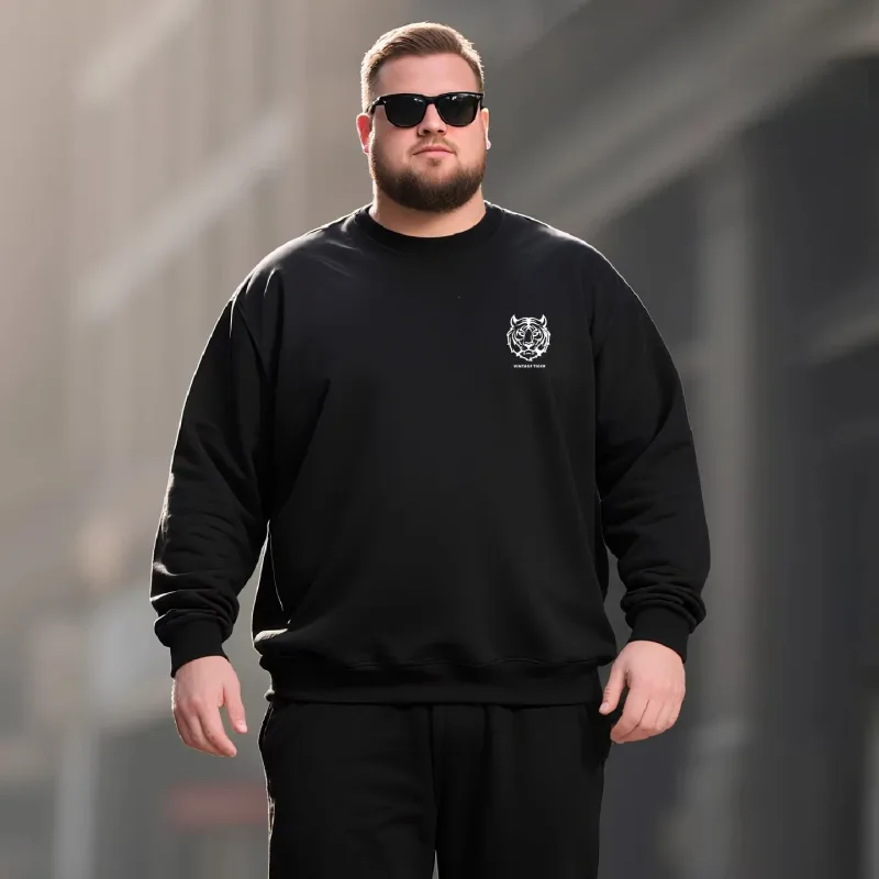 Plus Size Men's Sweatshirt 110-185KG Autumn Winter Casual Pullover High-quality Pure Cotton Sweatshirt Male Clothing 5XL 6XL 7XL — image 7