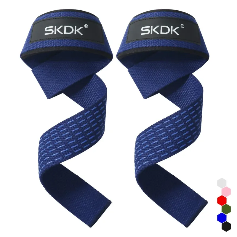 1 Pair Weightlifting Wrist Straps Strength Training Adjustable Non-slip Gym Fitness Lifting Strap Wrist Support Sports Grip Band — image 9
