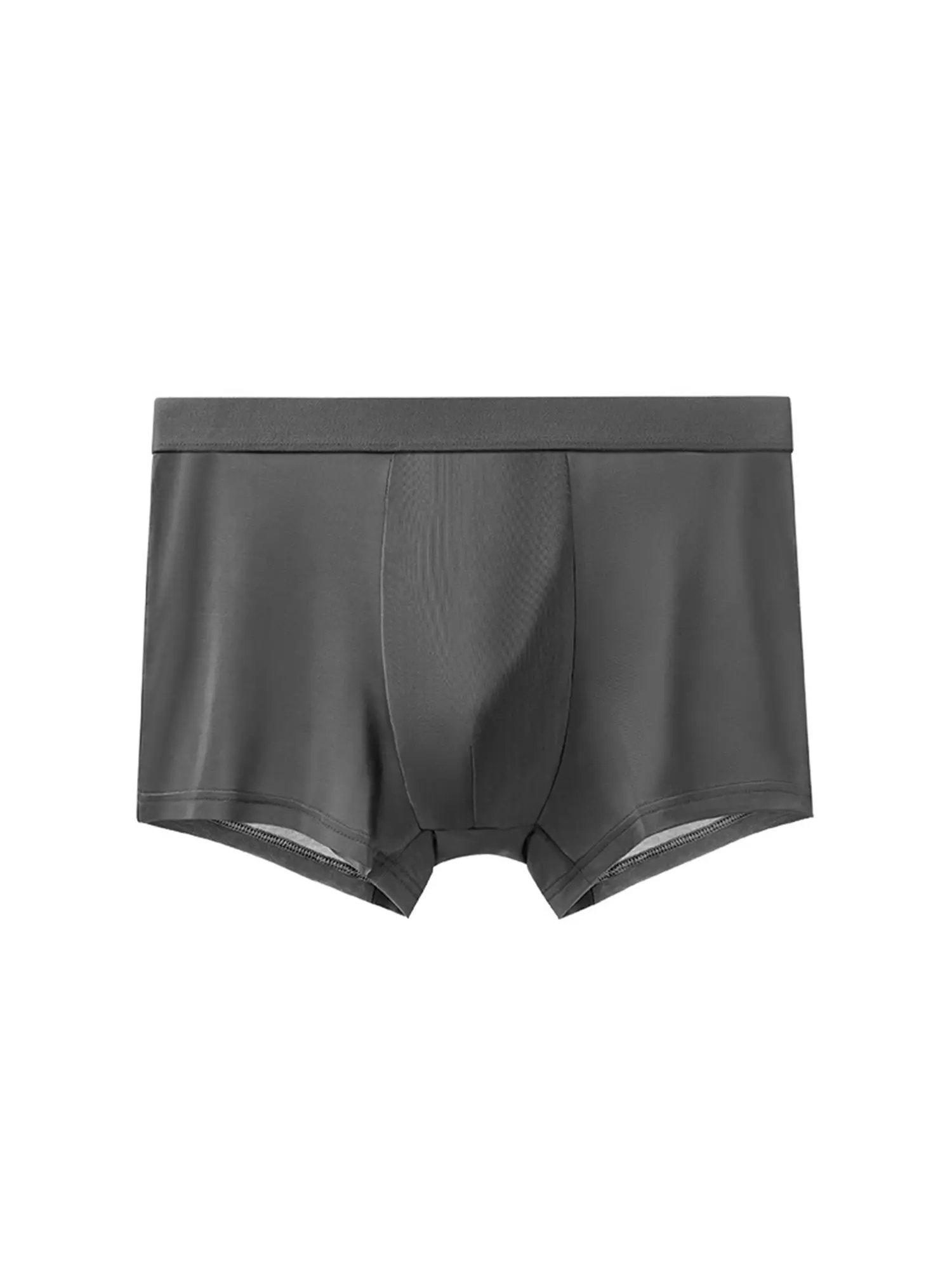 4pcs Luxury Summer Smooth Cool Satin-like Men's Boxer Shorts Underpants Breathable Crotch Male Underwear Panties Boxer Brifes — image 2