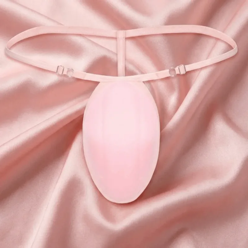 Tangas con almohadilla de esponja y espalda en T para hombre, calzoncillos acolchados frontales ajustables en 3D, ropa moldeadora de cintura baja sin costuras, accesorios para bragas — image 12
