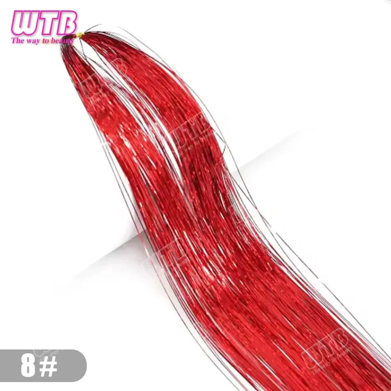 Multi-Color Glitter Synthetic Hair Extension Wig BB Clip Style Suitable for Women and Girls to Wear During Holidays and Events — image 27