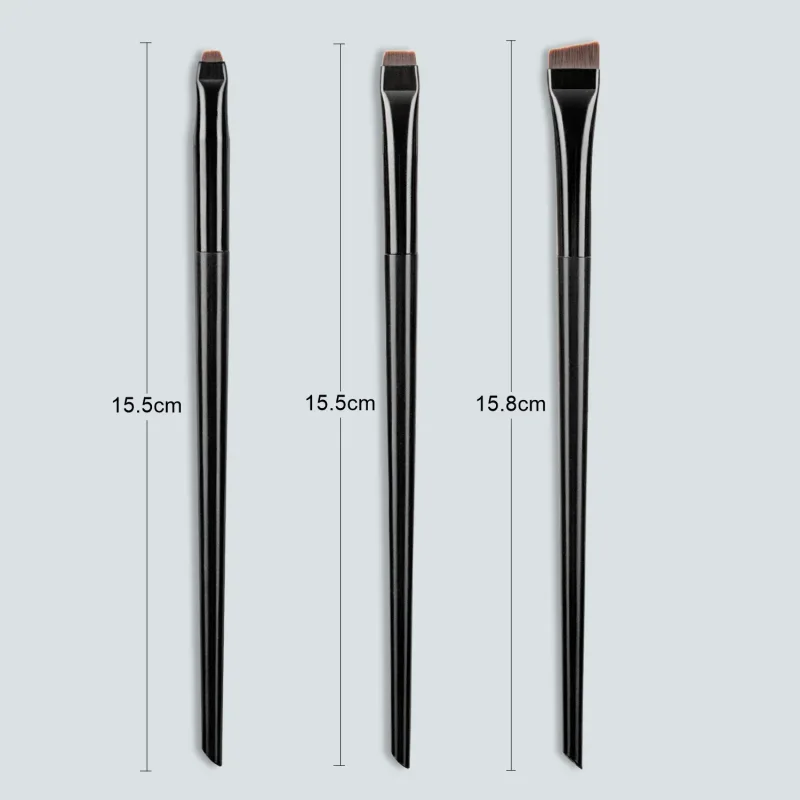 Eyeliner Brush Brow Tint Brushes Eyebrow Brushes Set Fine Angled Point Angled Slanted Tinting Ultra Thin Flat Makeup Premium Eye