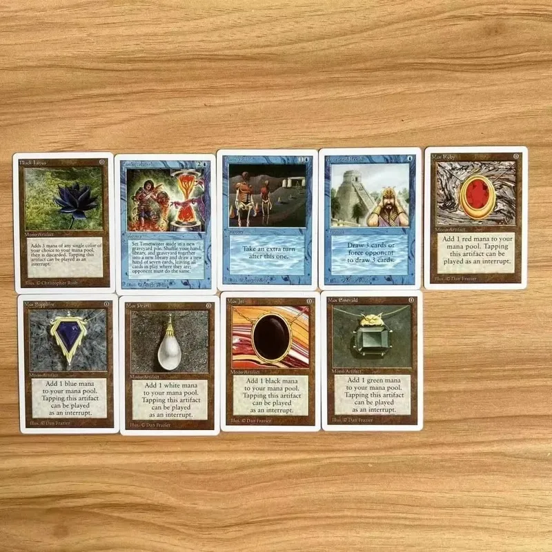 216 Pcs Black Core Cards P9 Dual Land Fetch Land Shock Lands Proxy Cards — image 4
