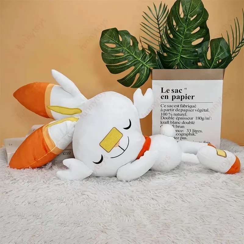 Pokémon Plush Sleeping Position Pillow Leafeon Espeon Sylveon Furret Cubone Scorbunny Bulbasaur Squirtle Soft Stuffed Cushion — image 7