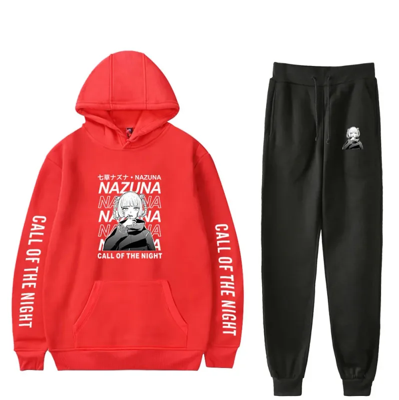 Harajuku Comfortable Call of the Night Print Sweatshirt Sweatpants Suit Hoodies+ Trousers Suit Boys/Girls 2 Piece Set Clothes — image 32