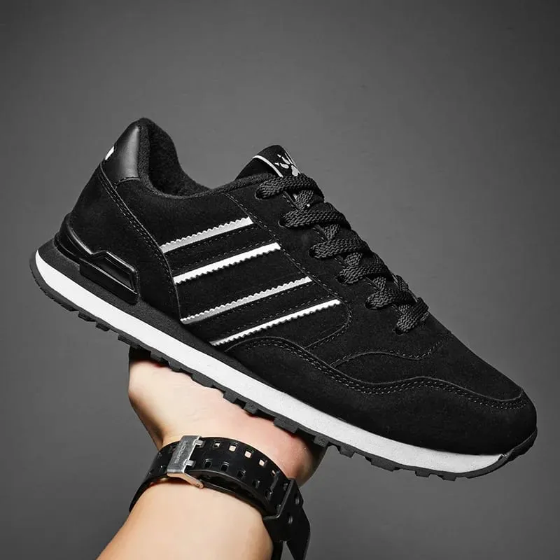 2025 New High Quality Men's Sneakers Leather Casual Shoes Autumn Breathable Men Shoes Male Flat Shoe Men's Casual Shoes — image 4