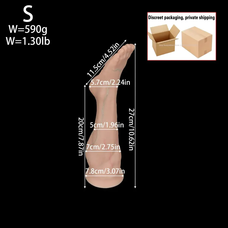 Huge Simulated Palm Anal Plug Fisting Butt Plug Dilation Training Prostate Massage Anal Dildos Toys XXL For Women Male Sex Toys — image 15