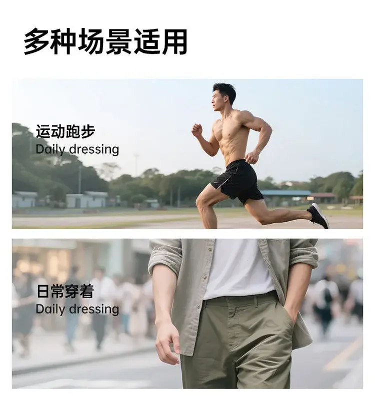 Ice Silk Long Boxer Shorts Men Ultra-thin Breathable Sports Underwear Sexy See Through Panties Male Quick Dry U Pouch Underpants — image 4