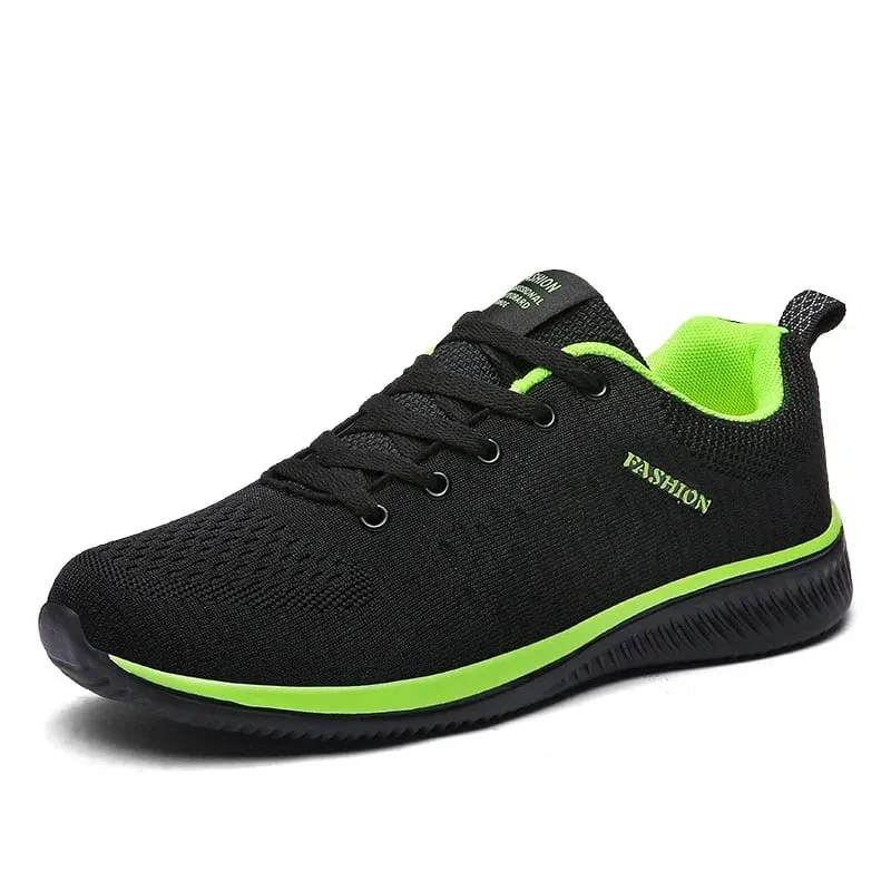 Light Men Sneakers Breathable Mesh Casual Shoes For Men Summer Sport Shoes For Running Plus Size 39-47 Walking Footwear — image 8