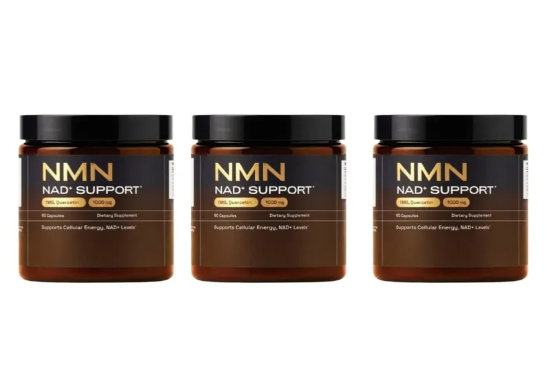 NMN Capsule 1000mg Serving 4-in-1 NAD Supplement with Quercetin Resveratrol Supports Brain Energy NAD+ Level 60 Capsules — image 9