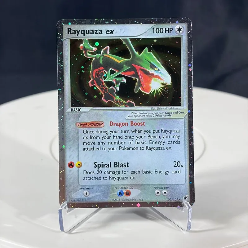 Proxy Cards EX Series Rayquaza Gold star Charizard Gengar Pikachu Hobbies Hobby Collectibles Game Collection Anime Cards — image 12