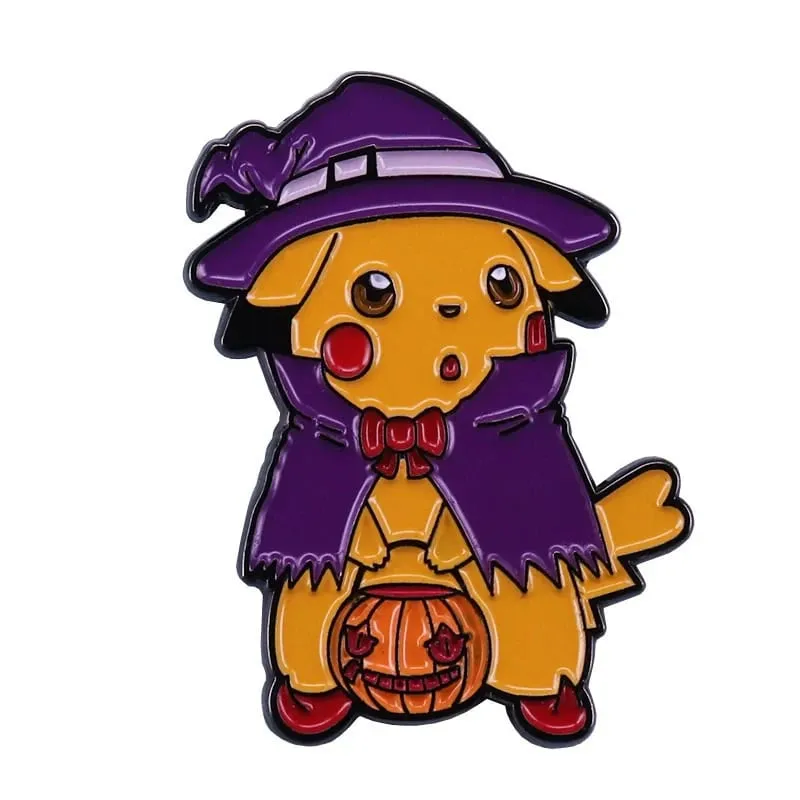 Cute Cartoon Pokemon Pikachu Lapel Pins for Backpack Enamel Pin Badges Brooch for Clothes Fashion Jewelry Holiday Gifts — image 19
