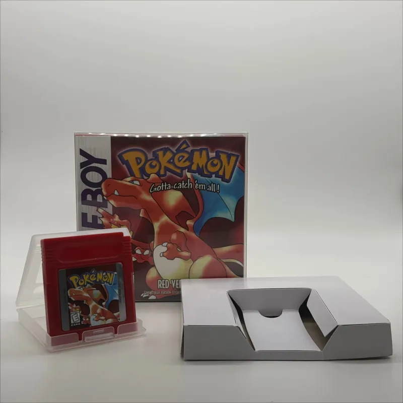 Pokemon Series Blue/Crystal/Gold/Green/Red/Silver/Yellow GBC Game in Box with Manuals for Video Game Cartridge USA Version — image 12