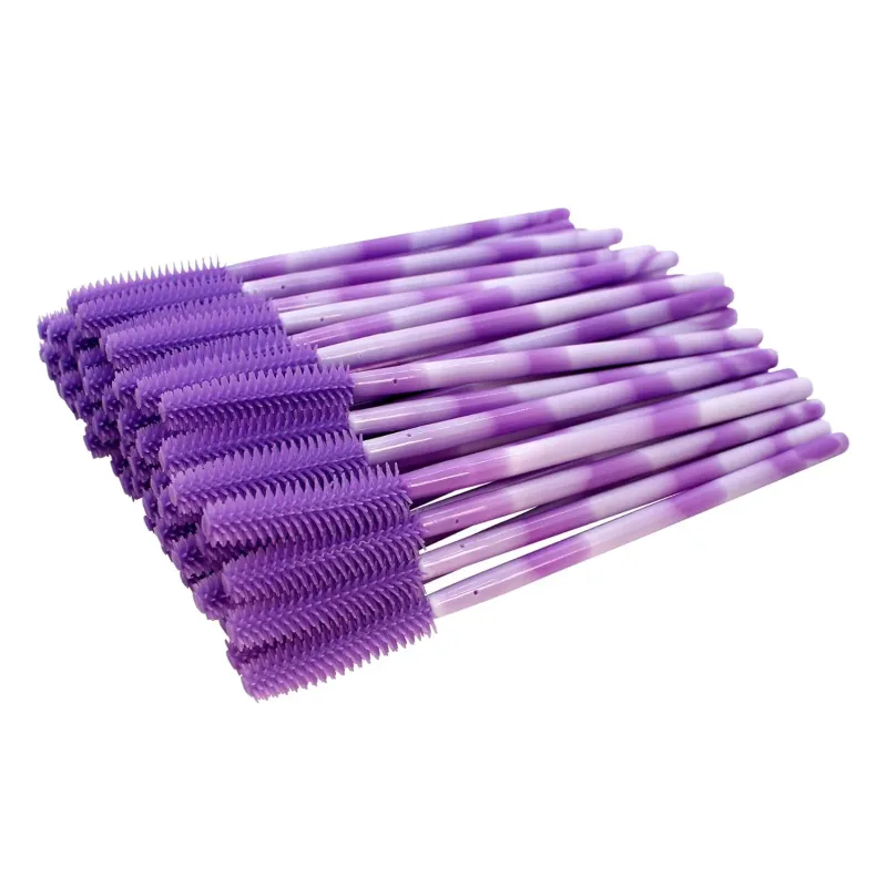 100PCS Eyelash Brush One-Off Disposable Eyelash Mascara Brushes Mascara Wands Disposable Lip Applicators liner Brushes Women