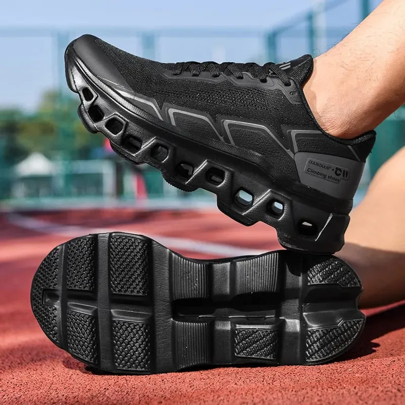 Men's Running Shoes Jogging Breathable Mesh Cushioning Non-Slip Outdoor Luxury Shoes Couple Trainer Race Sneakers Off-road Shoes — image 5