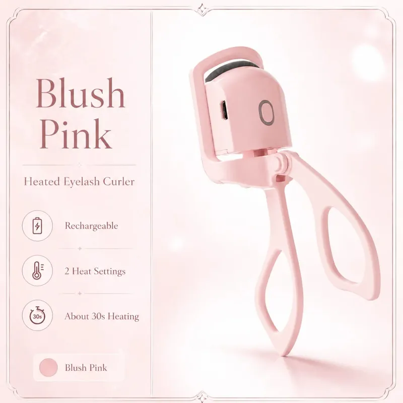 Electric Eyelash Curler Heated Eyelash Curler Rechargeable Eyelash Curler Dual Temperature Fast Heating Portable Makeup Tool — image 8
