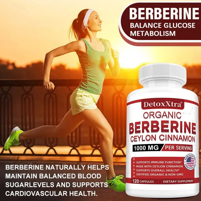 Berberine with Ceylon Cinnamon - Boosts Immunity Promotes Digestive Health Improves Bodily Functions Increases Energy Levels — image 5