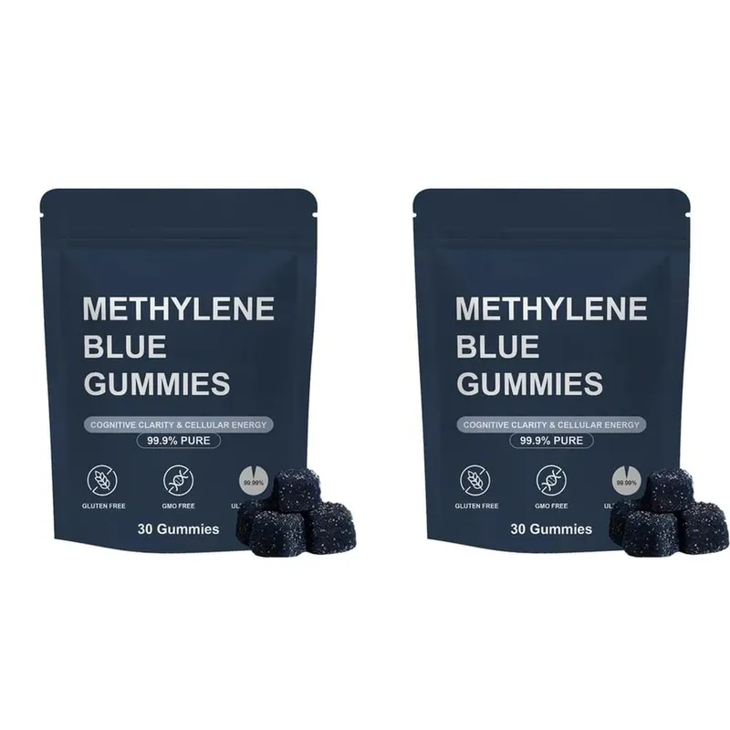 Methylene Blue Gummies with Benfotiamine Alpha Lipoic Acid Vitamin B6 & B12 for Mental Clarity and Nerve Health - 30 Gummies — image 8