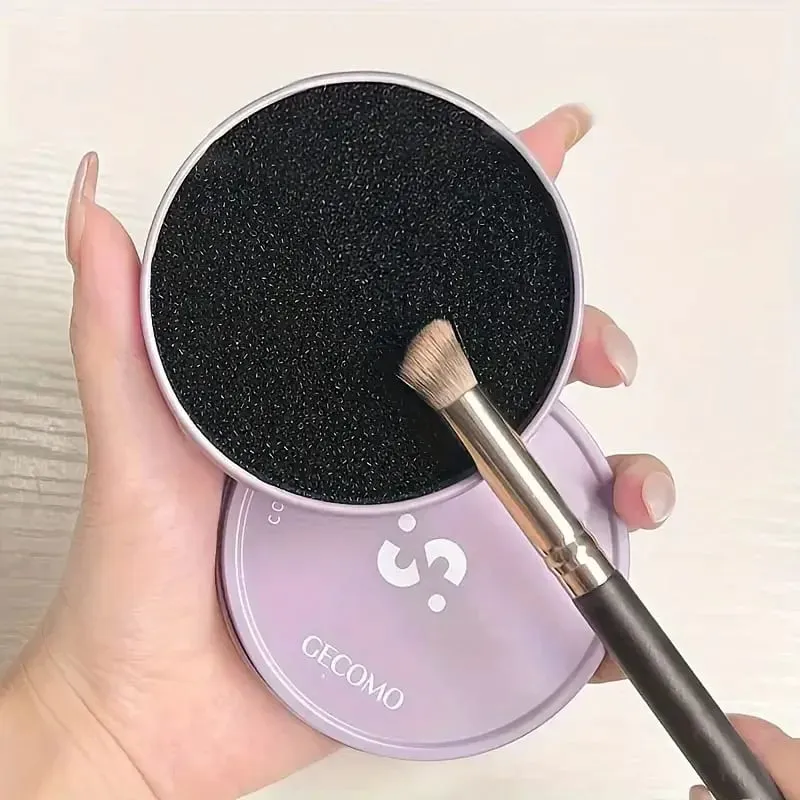 Makeup Brush Cleaning Box Quick Clean Sponge Eyeshadow Brushes Dry Cleaner Cosmetic Wash Clean Powder Tool Accessories