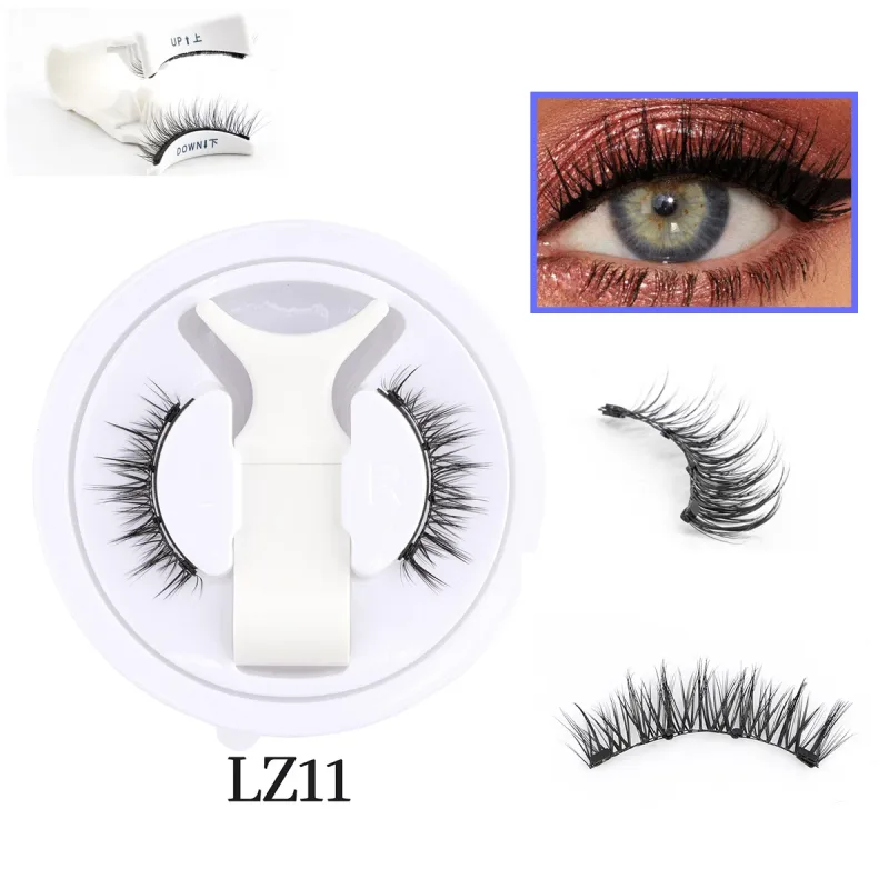 1 Set Magnetic Eyelashes Reusable Cat Eye Magnetic Lash Cosplay Sensitive Eye Friendly Natural Curler False Lashes Make Up Tool — image 12