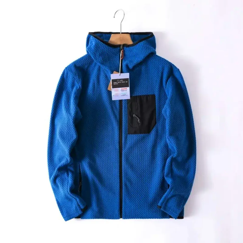 High-quality Men's Zipper Coats for Fall/winter Fashionable and Versatile Warm Hooded Coats Casual Sports Fitness Sweatshirts