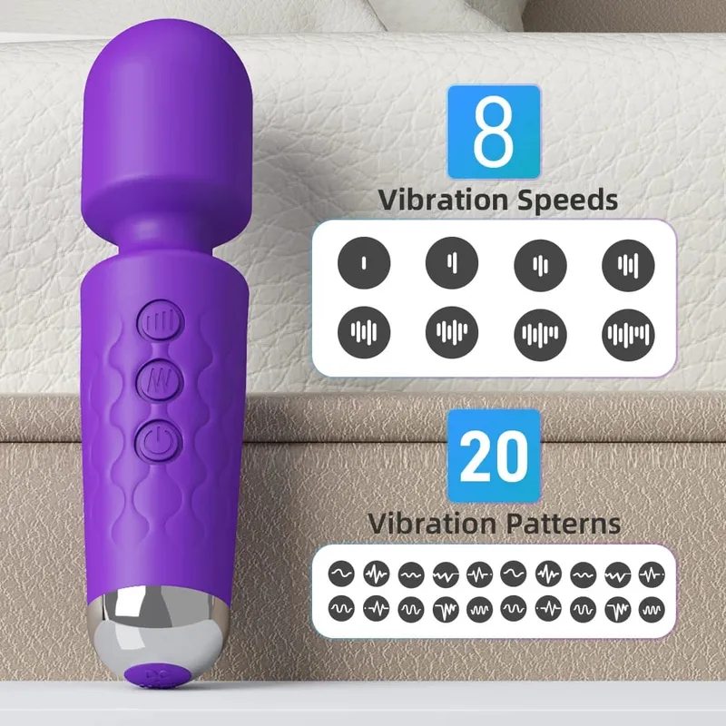 Magic-Wand Dildo Powerful AV Vibrator 20 Speeds for Women Nipple G Spot Clitoris Stimulator Female Masturbation Adult Sex Toys — image 6