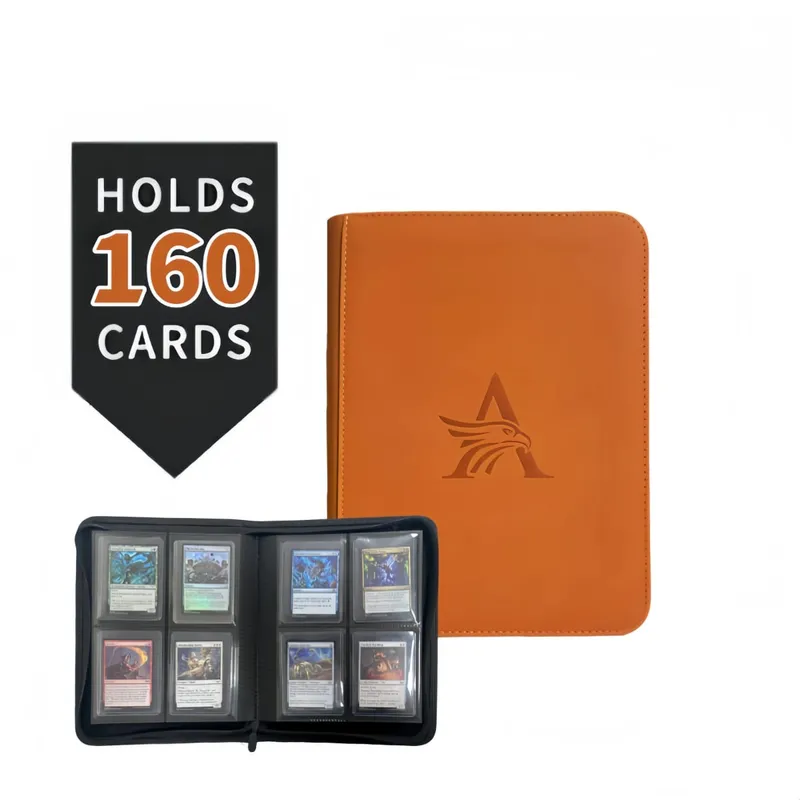 TopLoader 4-Pocket Card Binder (160 Cards) – Black/ Industrial-strength storage for TCG & sports cards. Collector's dream — image 9