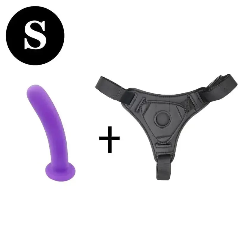 Adjustable Silicone Strap On Dildo Harness Set S M L Sizes Realistic Penis Panties for Women Lesbian Couples G-Spot Anal Vaginal — image 13