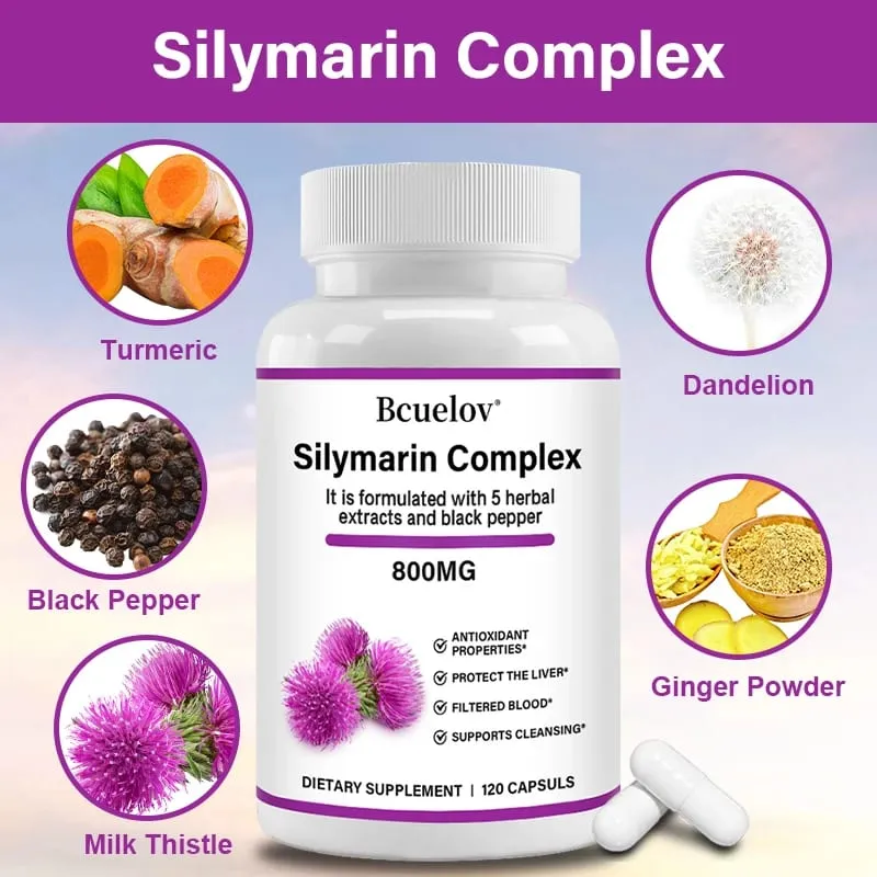 High-purity milk thistle extract paired with natural dandelion root Promotes Energy Production Liver Health Digestive Health — image 3