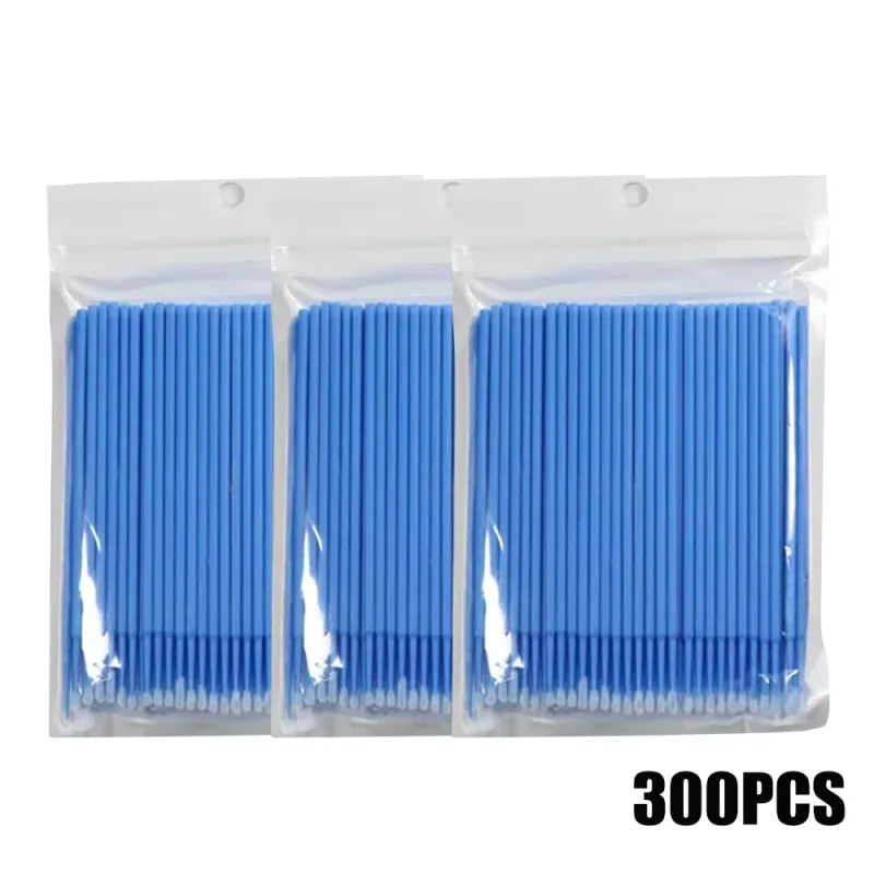 300/2000pcs MicroBrush Eyelash Cleaning Brush Lash Extension Individua Tools For Eyelashes Removing Swab Micro Makeup Brushes — image 9