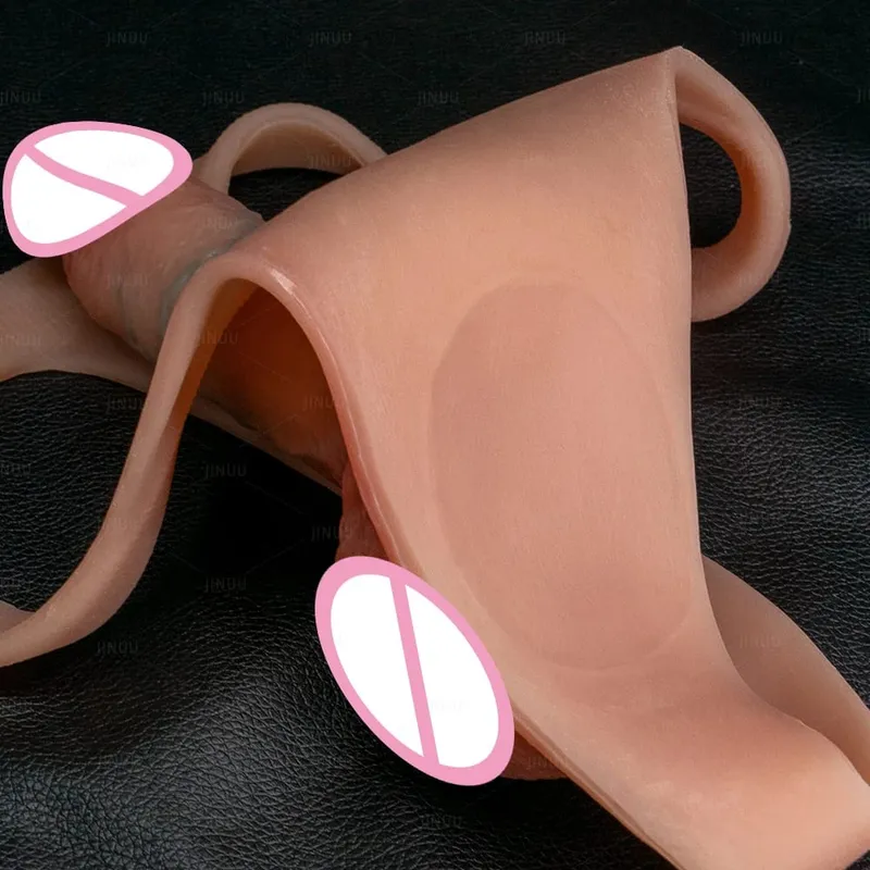 Silicone Strap on Dildo For Lesbian Gay Reusable Solid Penis Dick Skin Feeling Dildo Pants Strapon Penis Sex Toys for Women 18+ — image 3