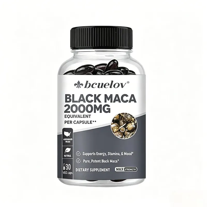 Black Maca Capsules 20000mg - Supports Brain Function Promotes Muscle Growth & Recovery Super Absorption Improve Vitality — image 8