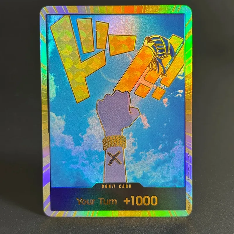 10PCS DON OPCG English TCG Gold DON!!! Collection Cards Zoro Ace Doflamingo Rebecca FOIL NM Refraction Flash Cards ToyGifts OPCG — image 30