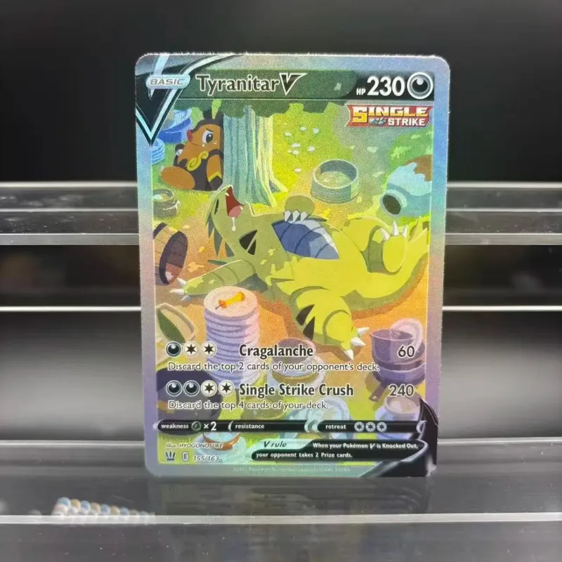 DIY Collection Cards Psyduck Salamence Crobat Mewtwo ex EN Self Made Single Card Classic Game Anime Card Gift Toy — image 7